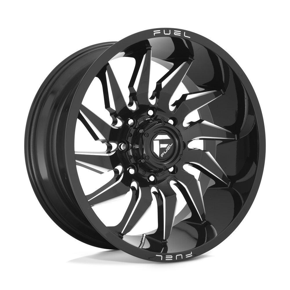 CARBURANT TOUT-TERRAIN D744 SABRE 20X10 6X135 -18 87.1 NOIR BRILLANT FRAISÉ