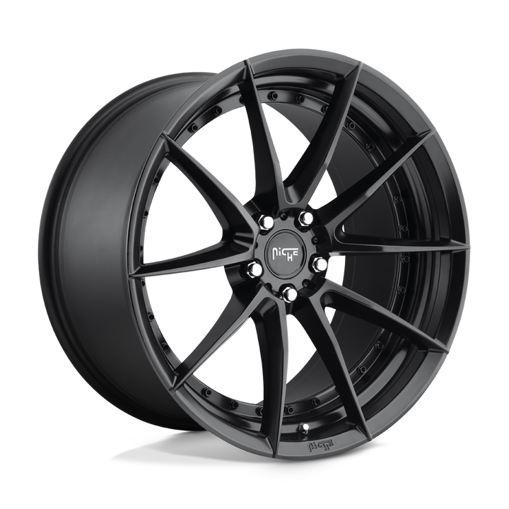 Niche 1pc M196 Secteur 20x10.5 5x114.3 40 72.56 Noir Mat