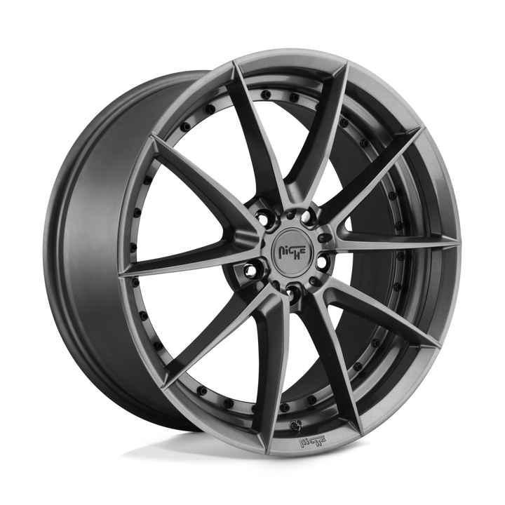 Niche 1pc M197 Sector 19x8.5 5x114.3 35 72.56 Gloss Anthracite