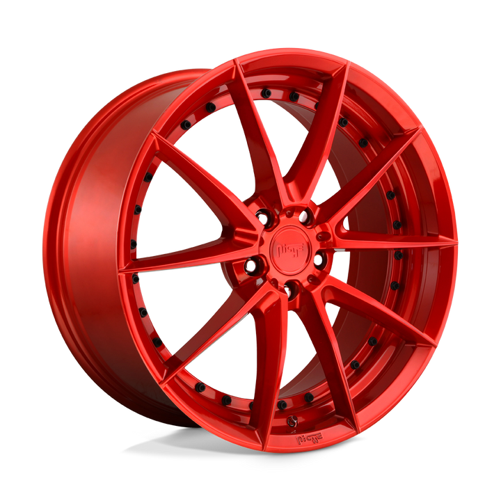 Niche 1pc M213 Sector 20x10.5 5x114.3 40 72.56 Candy Red