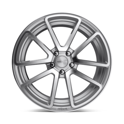 Rotiform 1pc R120 Spf 18x8.5 5x114.3 45 72.56 Argent Brillant Usiné