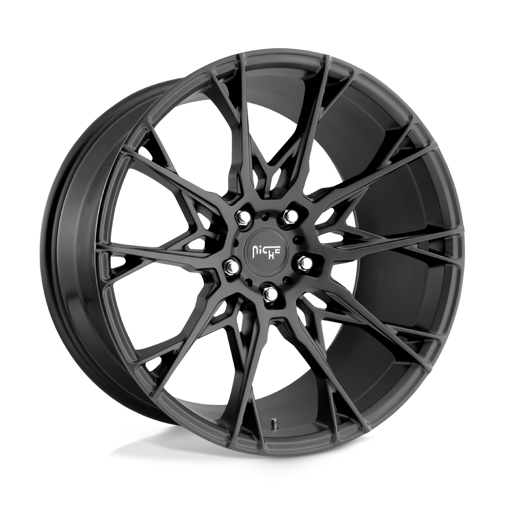 Niche 1pc M183 Staccato 22x10 5x130 50 71.5 Matte Black