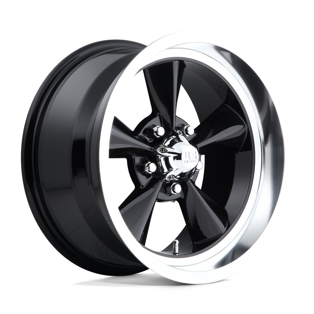 Us Mag 1pc U107 Standard 15x7 5x120.65 -5 72.56 Noir Brillant