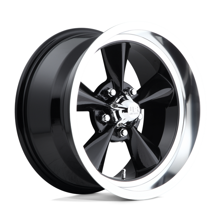 Us Mag 1pc U107 Standard 15x7 5x120.65 -5 72.56 Noir Brillant