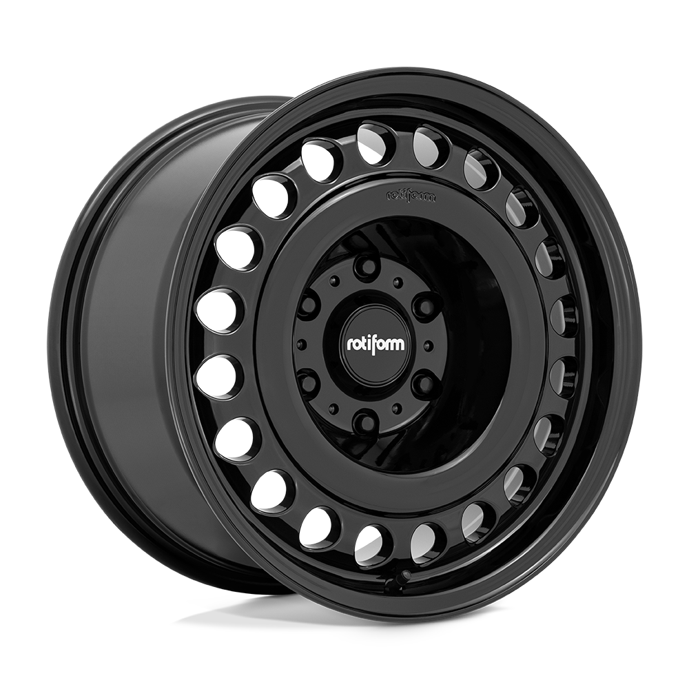 Rotiform 1pc R191 Stl 17x9 5x127 0 71.5 Noir Brillant
