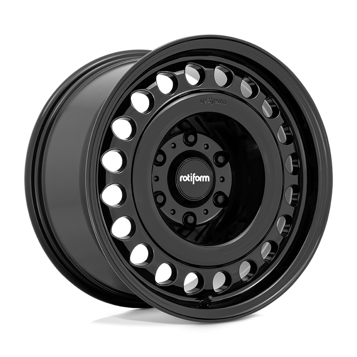 Rotiform 1pc R191 Stl 17x9 5x127 0 71.5 Noir Brillant
