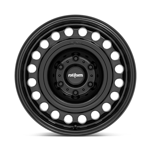 Rotiform 1pc R191 Stl 17x9 5x127 0 71.5 Noir Brillant