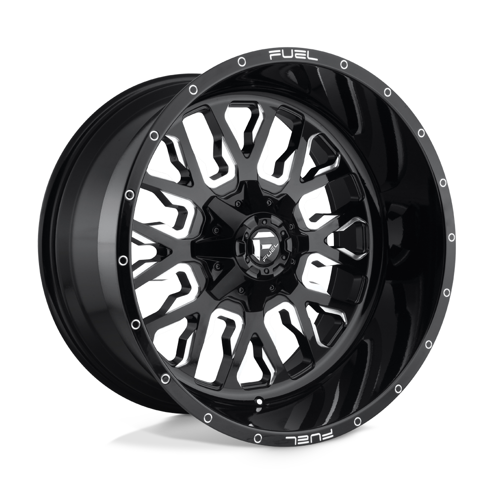 CARBURANT TOUT-TERRAIN D611 COURSE 17X9 5X114.3 / 5X127 -12 78.1 NOIR BRILLANT FRAISÉ