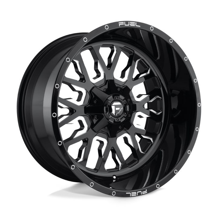 CARBURANT TOUT-TERRAIN D611 COURSE 17X9 5X114.3 / 5X127 -12 78.1 NOIR BRILLANT FRAISÉ