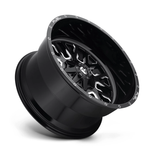 CARBURANT TOUT-TERRAIN D611 COURSE 17X9 5X114.3 / 5X127 -12 78.1 NOIR BRILLANT FRAISÉ