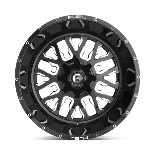 CARBURANT TOUT-TERRAIN D611 COURSE 20X9 8X180 20 124.2 NOIR BRILLANT FRAISÉ