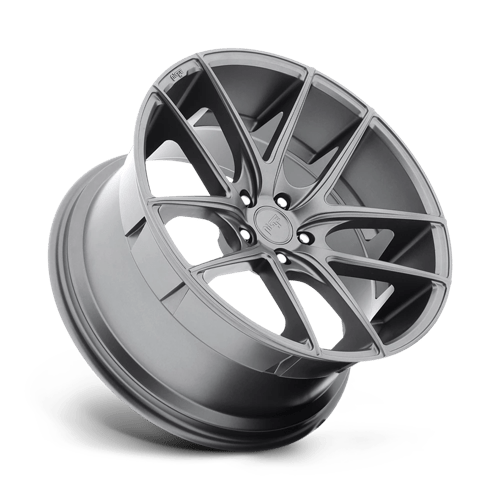 Niche 1pc M129 Targa 20x8.5 5x120 35 72.56 Mat Gun Metal