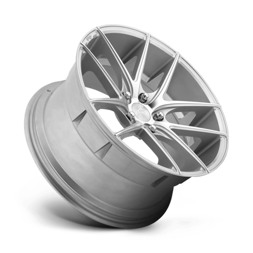 Niche 1pc M131 Targa 20x10 5x114.3 40 72.56 Gloss Silver Machined