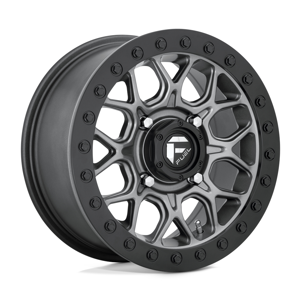 FUEL UTV OFF-ROAD D919 TECH BEADLOCK 15X7 4X137 38 110.1 ANNEAU DE PERLES NOIR GUN METAL MAT