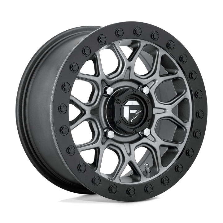 FUEL UTV OFF-ROAD D919 TECH BEADLOCK 15X7 4X137 38 110.1 ANNEAU DE PERLES NOIR GUN METAL MAT
