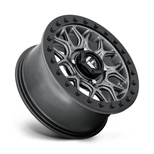 FUEL UTV OFF-ROAD D919 TECH BEADLOCK 15X7 4X137 38 110.1 ANNEAU DE PERLES NOIR GUN METAL MAT