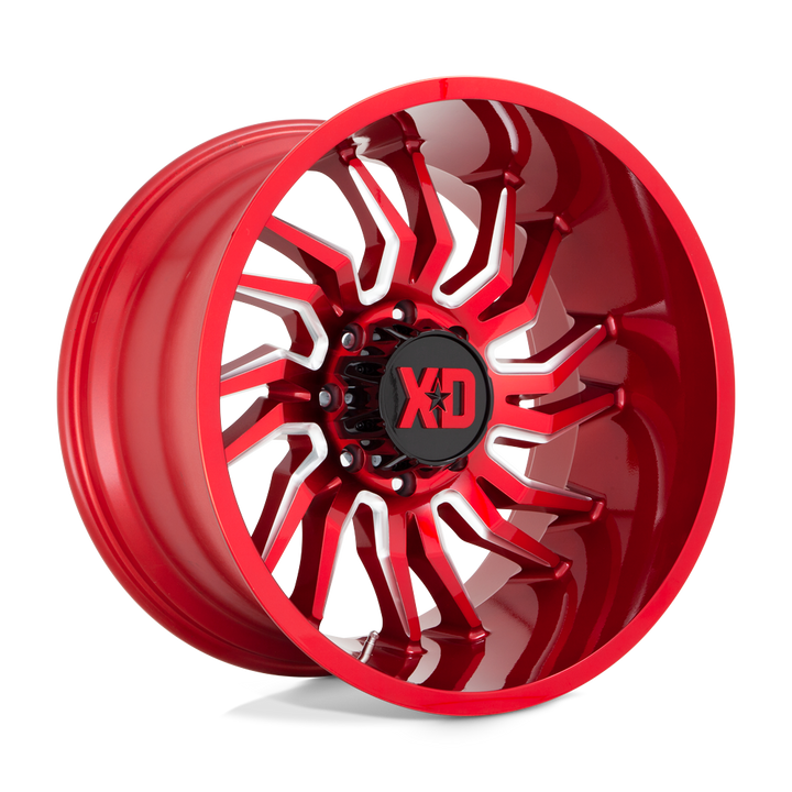 XD Wheels Xd858 Tension 20x10 6x135 -18 87.1 Rouge Bonbon Fraisé