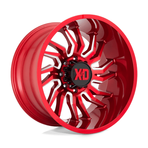 XD Wheels Xd858 Tension 20x10 6x135 -18 87.1 Rouge Bonbon Fraisé