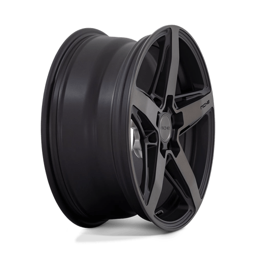 Niche 1pc M271 Teramo 18x8 5x120 40 72.56 Matte Black With Double Dark Tint Face
