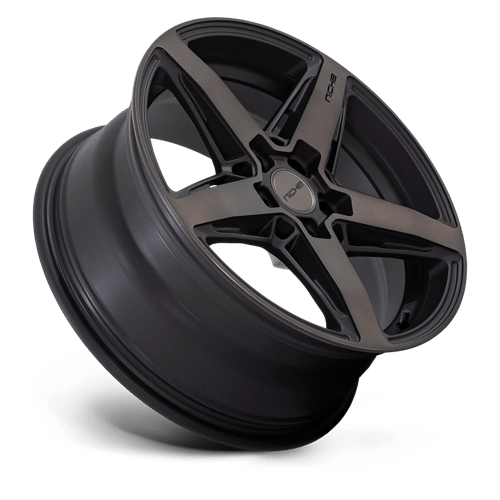 Niche 1pc M271 Teramo 18x8 5x112 42 66.56 Matte Black With Double Dark Tint Face