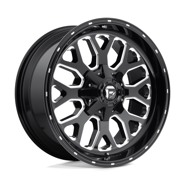 CARBURANT TOUT-TERRAIN D588 TITAN 20X9 6X120 / 6X139.7 20 78.1 NOIR BRILLANT FRAISÉ