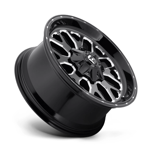 CARBURANT TOUT-TERRAIN D588 TITAN 20X9 6X120 / 6X139.7 20 78.1 NOIR BRILLANT FRAISÉ