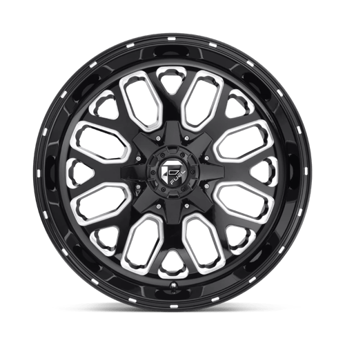 CARBURANT TOUT-TERRAIN D588 TITAN 20X9 6X120 / 6X139.7 20 78.1 NOIR BRILLANT FRAISÉ