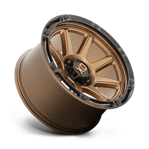 XD Wheels Xd863 20x9 5x127 18 71.5 Bronze Mat Avec Lèvre Noire