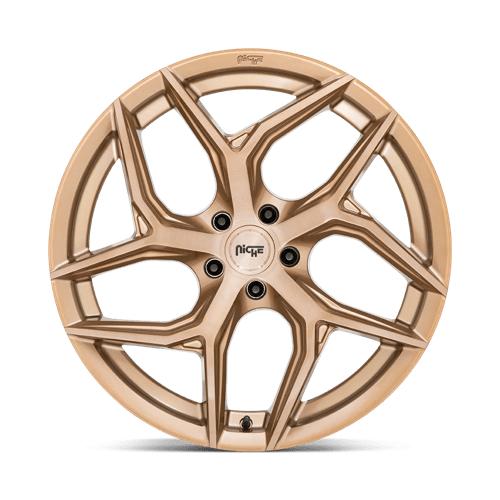 Niche 1pc M267 Torsion 20x10.5 5x114.3 40 72.56 Platinum Bronze
