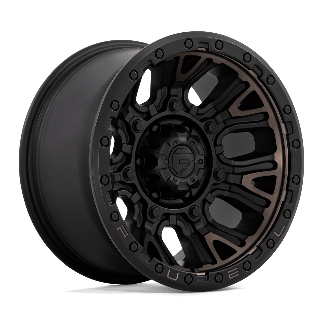 Carburant Off-Road D824 Traction 20x9 5x127 1 71,5 Noir Mat Avec Double Teinte Foncé