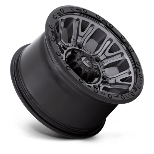 Carburant tout-terrain D825 Traction 20x9 5x127 1 71,5 Gunmetal mat avec anneau noir