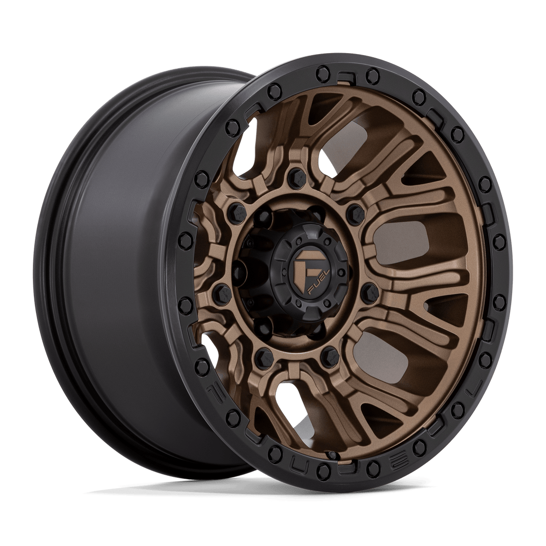 FUEL OFF-ROAD D826 TRACTION 20X10 5X127 -18 71.5 BRONZE MAT AVEC ANNEAU NOIR