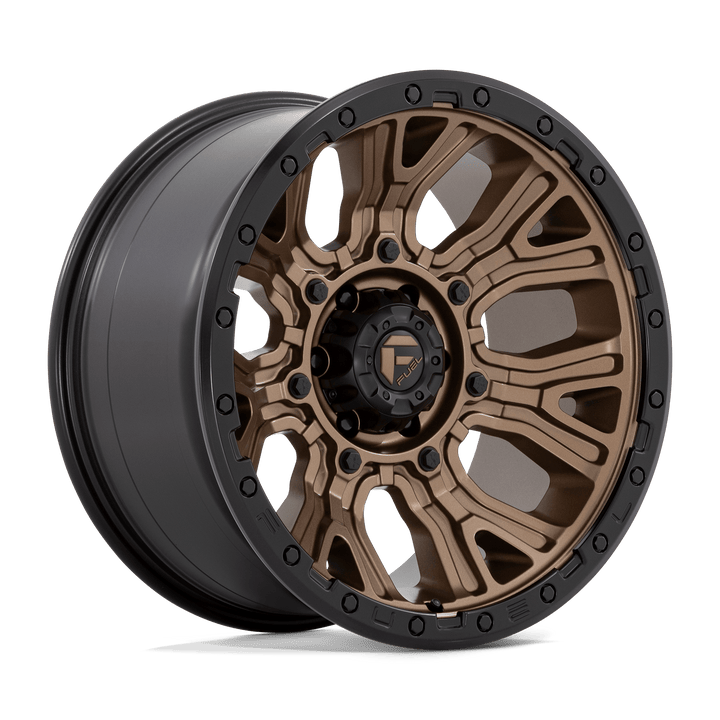 FUEL OFF-ROAD D826 TRACTION 20X10 6X135 -18 87.1 BRONZE MAT AVEC ANNEAU NOIR