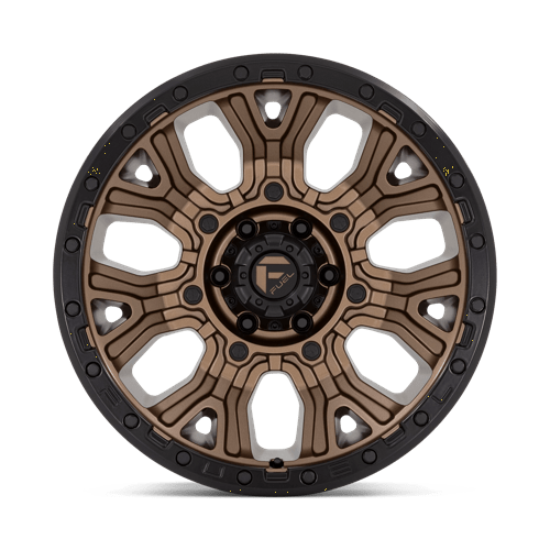 FUEL OFF-ROAD D826 TRACTION 20X10 6X135 -18 87.1 BRONZE MAT AVEC ANNEAU NOIR