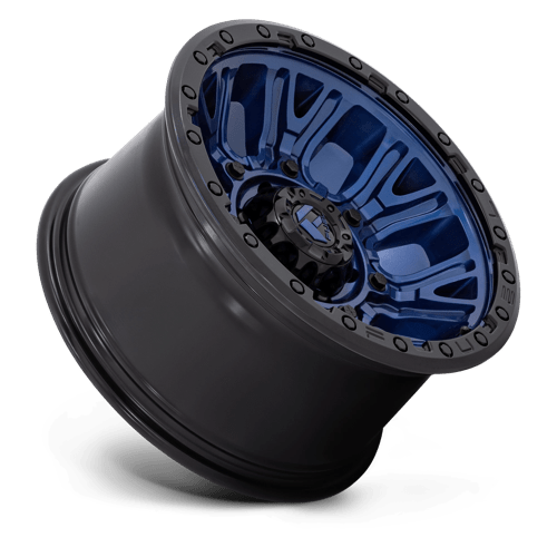 Carburant Off-Road D827 Traction 20x9 5x127 1 71.5 Bleu Foncé Avec Anneau Noir