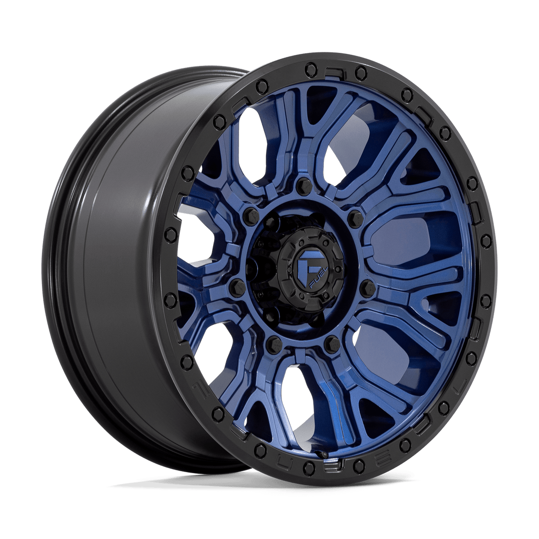 Fuel Off-Road D827 Traction 20x9 6x139.7 1 106.1 Dark Blue With Black Ring