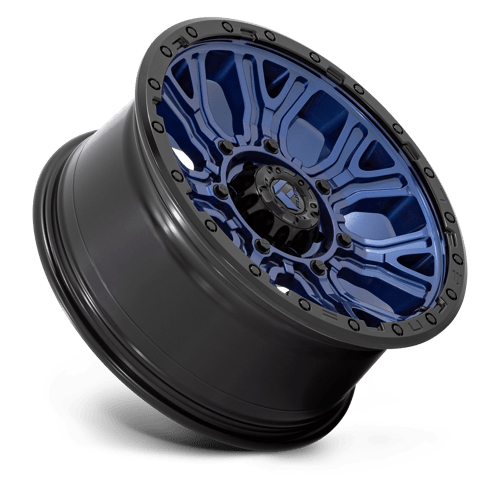 Fuel Off-Road D827 Traction 20x9 6x139.7 1 106.1 Dark Blue With Black Ring