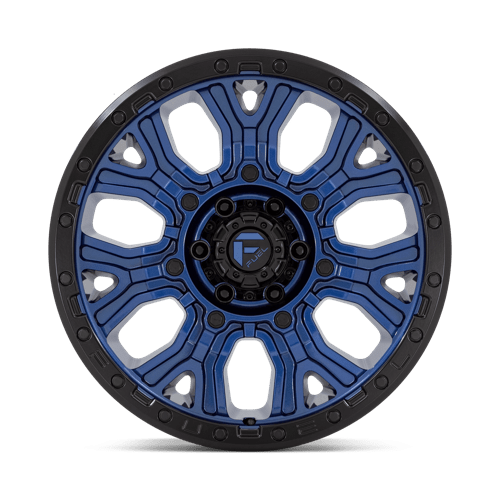 Fuel Off-Road D827 Traction 20x9 6x139.7 1 106.1 Dark Blue With Black Ring