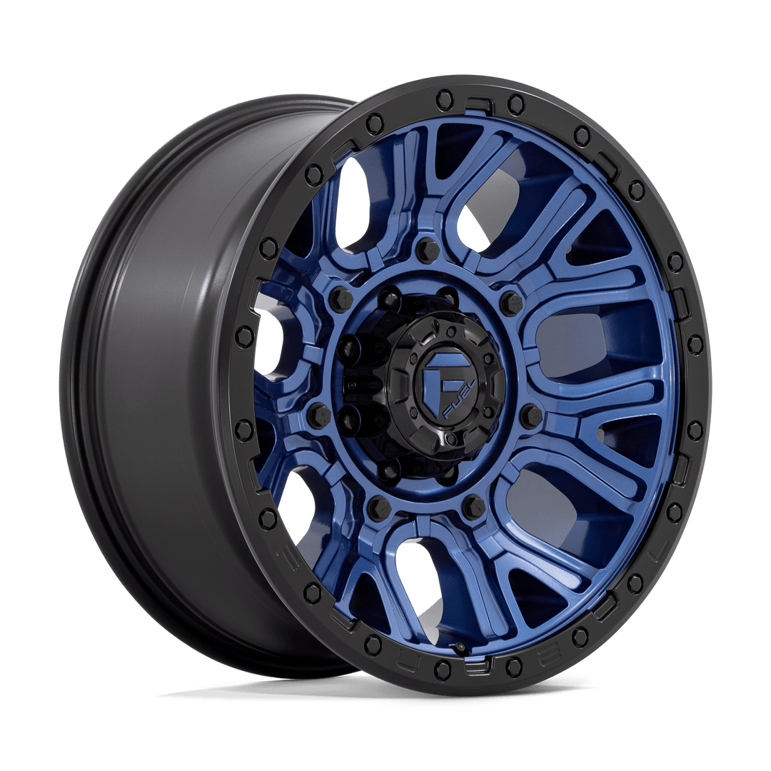 Fuel Off-Road D827 Traction 20x9 8x165.1 1 125.1 Dark Blue Black Ring