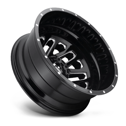 CARBURANT TOUT-TERRAIN D581 TRITON 20X8.25 8X210 -221 154.3 NOIR BRILLANT FRAISÉ