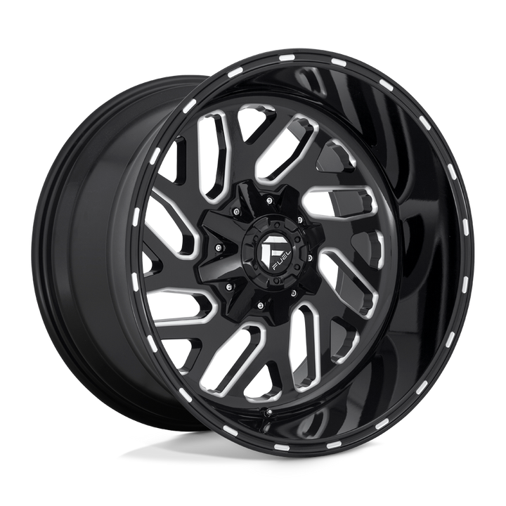 CARBURANT TOUT-TERRAIN D581 TRITON 17X9 6X135 / 6X139.7 -12 106.1 NOIR BRILLANT FRAISÉ