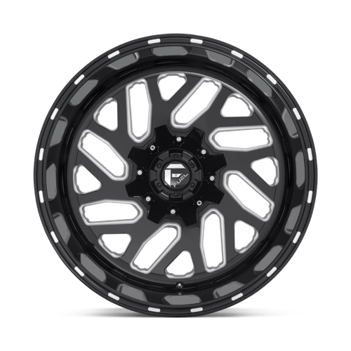 CARBURANT TOUT-TERRAIN D581 TRITON 24X12 6X135 / 6X139.7 -44 106.1 NOIR BRILLANT FRAISÉ