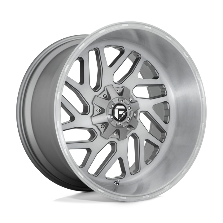 CARBURANT TOUT-TERRAIN D715 TRITON PLATINE 20X12 5X127 / 5X139.7 -43 87.1 GUN METAL BROSSÉ TEINTÉ CLAIR