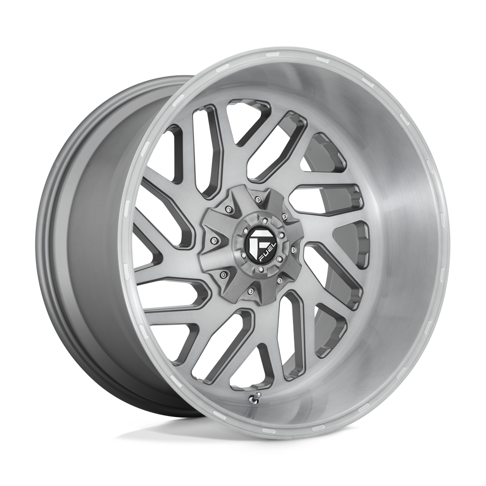 Fuel Off-Road D715 Triton Platinum 22x12 8x165.1 -43 125.1 Brushed Gun Metal Tinted Clear