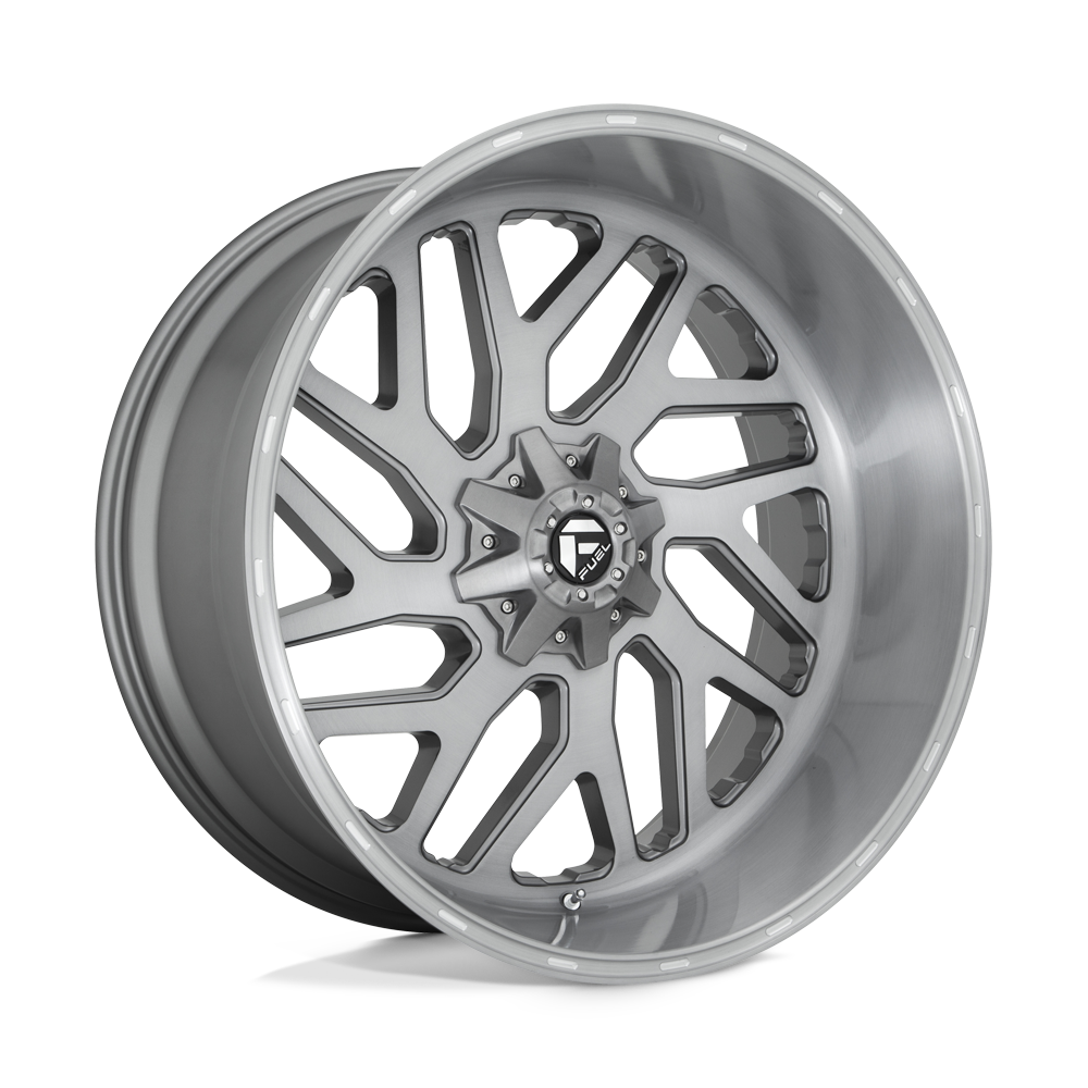 CARBURANT TOUT-TERRAIN D715 TRITON PLATINUM 26X12 8X170 -44 125.1 BROSSÉ GUN METAL TEINTÉ CLAIRE