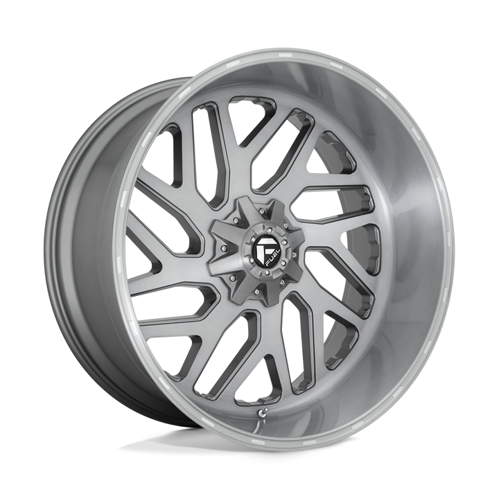 CARBURANT TOUT-TERRAIN D715 TRITON PLATINUM 26X12 8X180 -44 124.2 BROSSÉ GUN METAL TEINTÉ CLAIRE