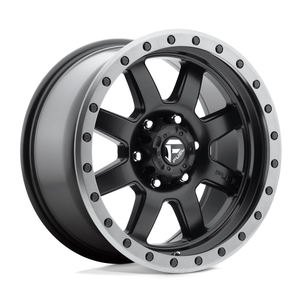 FUEL OFF-ROAD D551 TROPHY 18X9 5X127 1 78.1 ANNEAU MÉTAL GUN NOIR MAT
