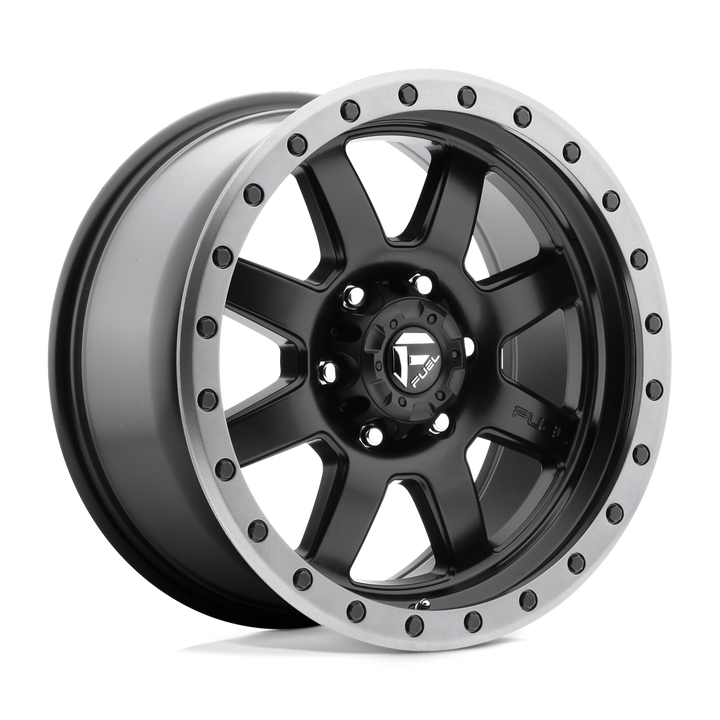 FUEL OFF-ROAD D551 TROPHY 18X9 6X135 1 87.1 ANNEAU MÉTAL GUN NOIR MAT