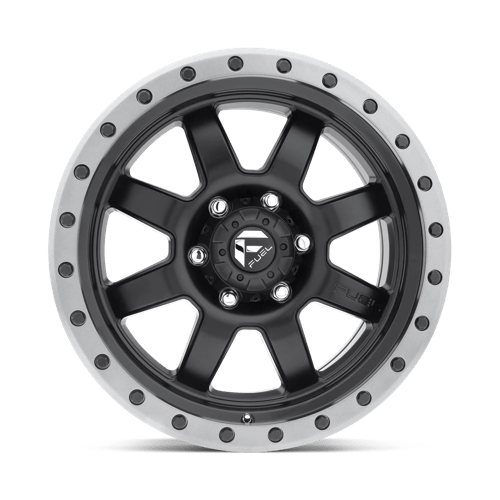 FUEL OFF-ROAD D551 TROPHY 18X9 6X135 1 87.1 ANNEAU MÉTAL GUN NOIR MAT