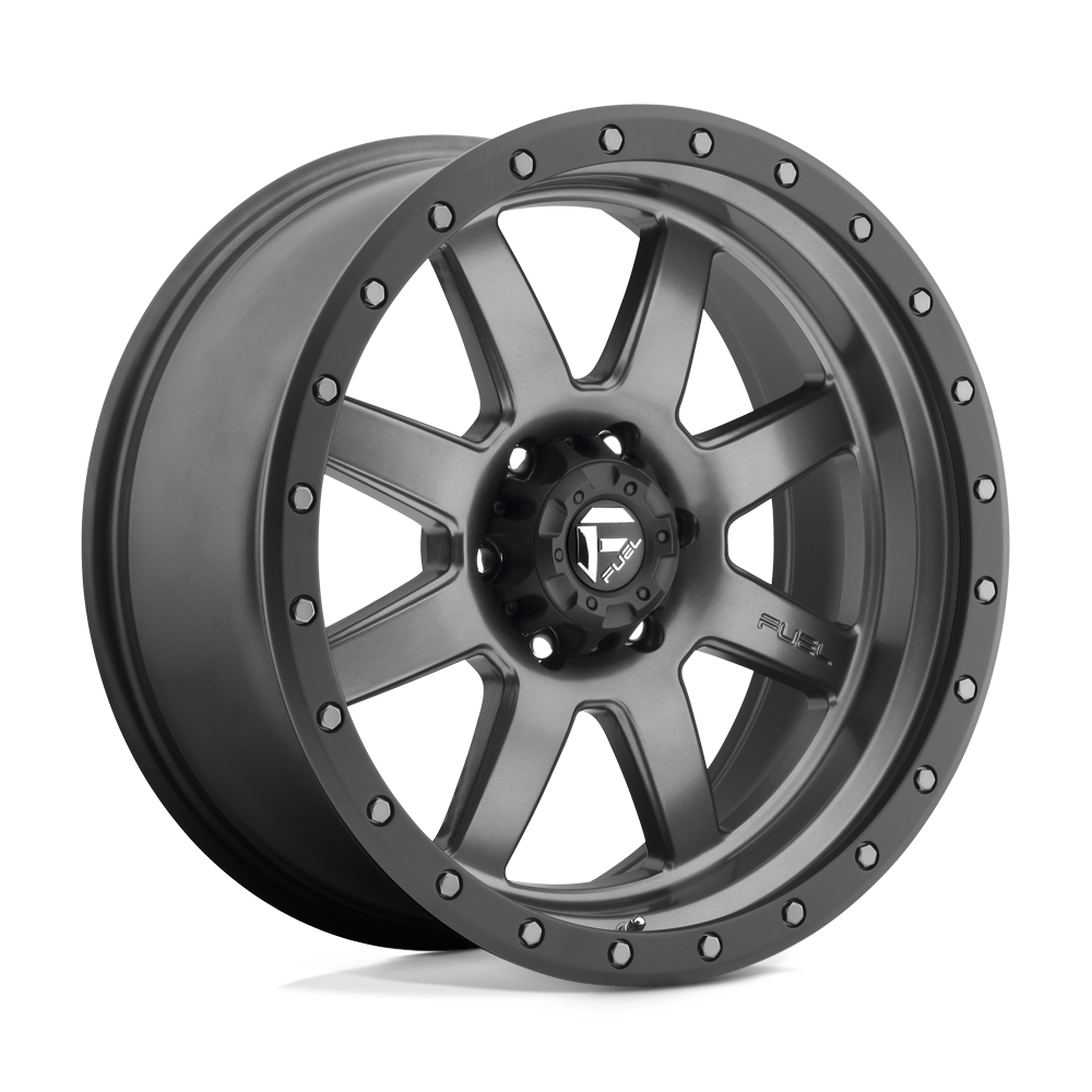 FUEL OFF-ROAD D552 TROPHY 20X9 6X139.7 1 108 ANNEAU PERLE NOIR GUN METAL MAT